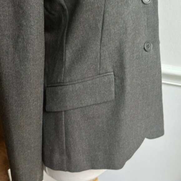 Theory Alexa Classic wool Blend Women's Blazer 3 Button Brownish Gray Large NWT - Picture 3 of 6